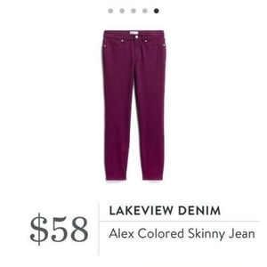 STITCH FIX Lakeview Denim Alex Skinny Ankle Jeans